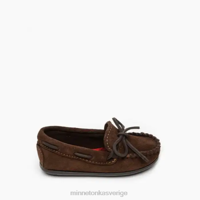 Minnetonka barn båt moc HTZ4DP456 Skodon choklad