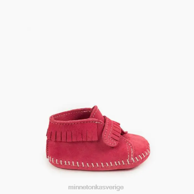 Minnetonka barn främre remsko HTZ4DP487 Skodon skrikrosa