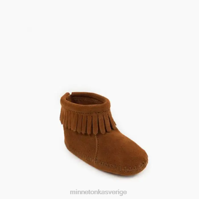 Minnetonka barn stövel med baklucka HTZ4DP490 Skodon brun