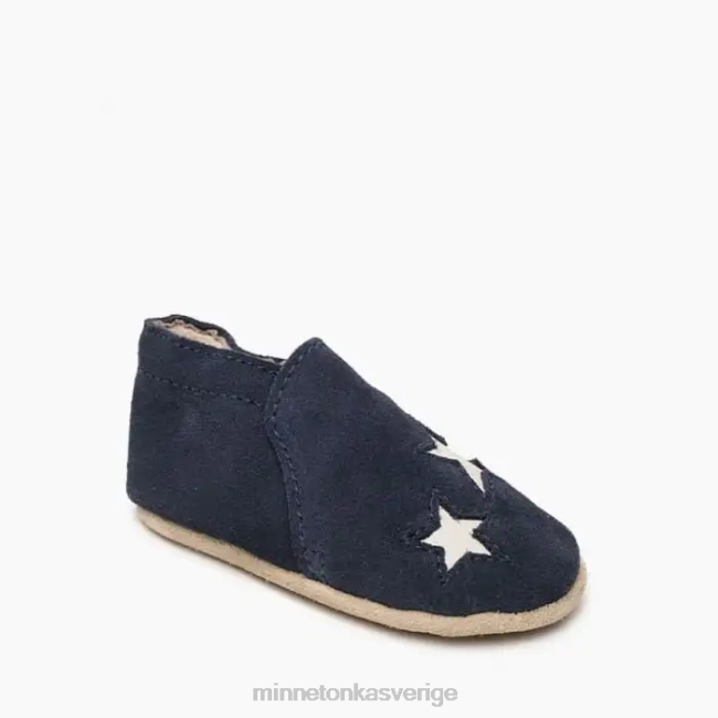 Minnetonka barn stjärnsko för spädbarn HTZ4DP475 Skodon Marin