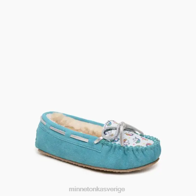 Minnetonka barn cassie HTZ4DP497 Skodon turkos enhörning