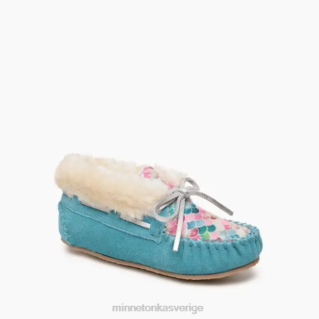 Minnetonka barn charley HTZ4DP503 Skodon turkos sjöjungfru