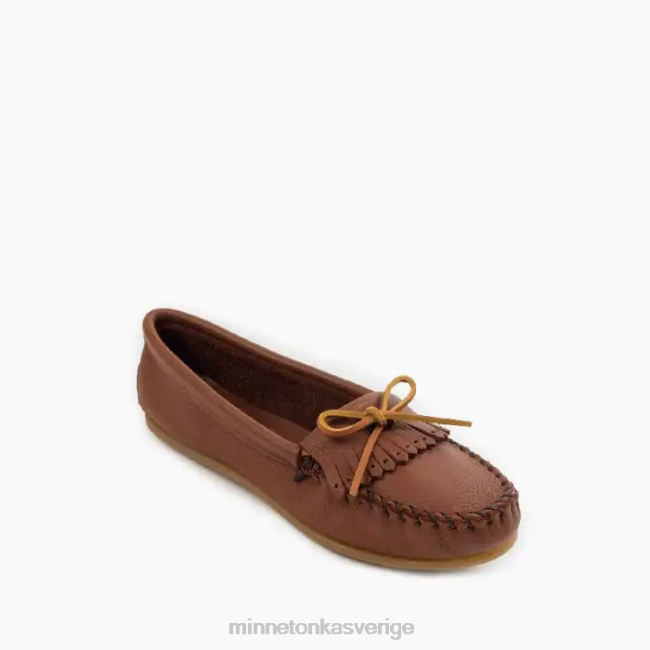 Minnetonka kvinnor deerskin kilty HTZ4DP95 Skodon karmel