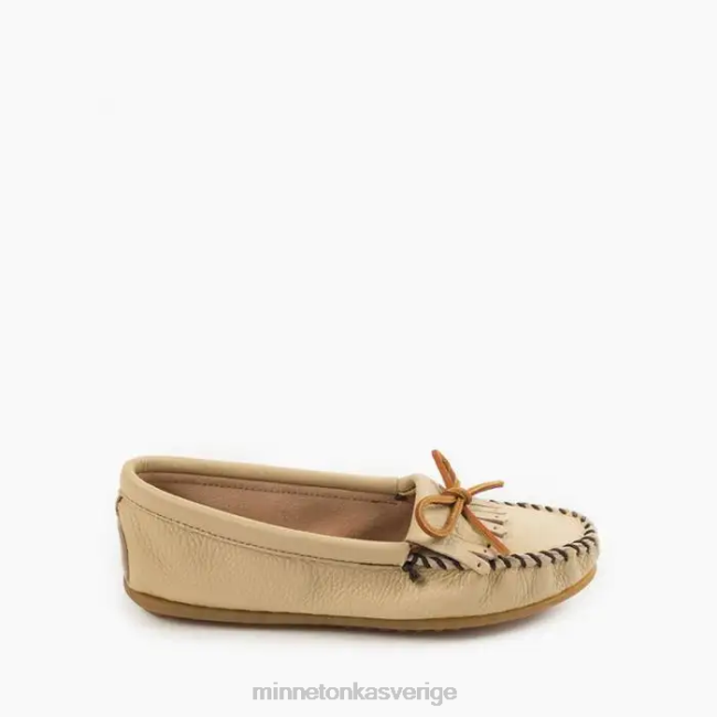 Minnetonka kvinnor deerskin kilty HTZ4DP96 Skodon champagne