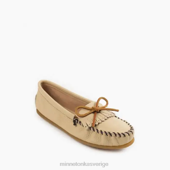 Minnetonka kvinnor deerskin kilty HTZ4DP96 Skodon champagne