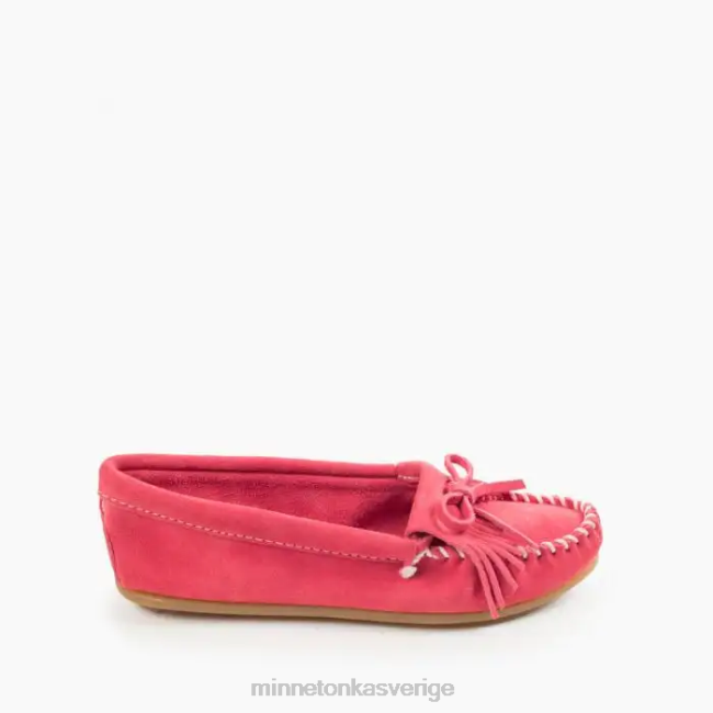 Minnetonka kvinnor kilty hårdsula HTZ4DP79 Skodon rosa