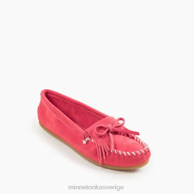 Minnetonka kvinnor kilty hårdsula HTZ4DP79 Skodon rosa