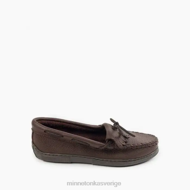 Minnetonka kvinnor älgskinn kilty HTZ4DP113 Skodon choklad