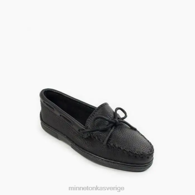 Minnetonka kvinnor älgskinn klassiker HTZ4DP107 Skodon svart