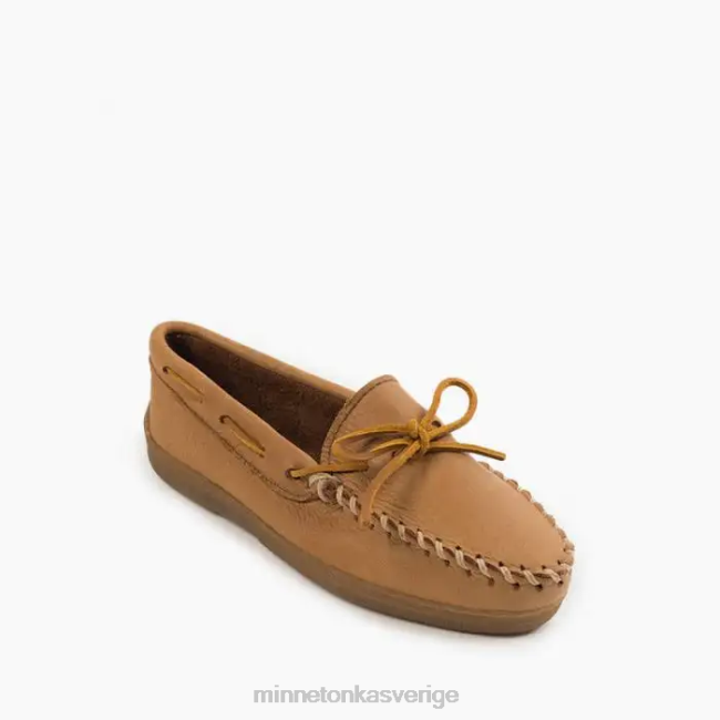 Minnetonka kvinnor älgskinn klassiker HTZ4DP109 Skodon naturlig