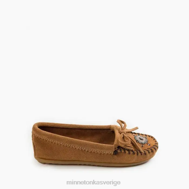 Minnetonka kvinnor mig till vi moc HTZ4DP144 Skodon taupe