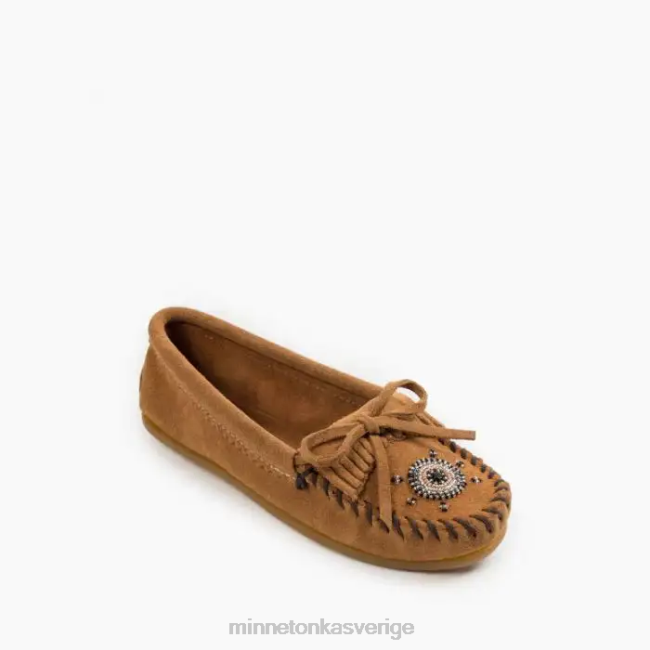Minnetonka kvinnor mig till vi moc HTZ4DP144 Skodon taupe
