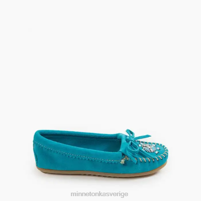Minnetonka kvinnor mig till vi moc HTZ4DP145 Skodon turkos