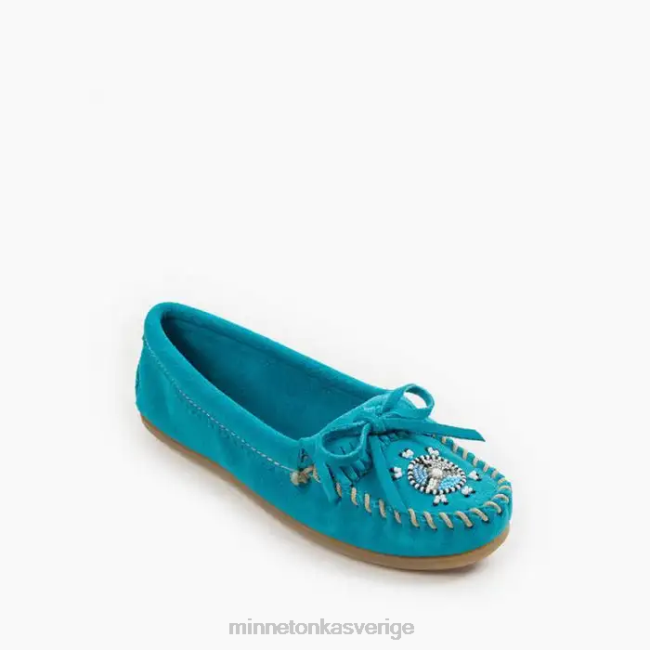 Minnetonka kvinnor mig till vi moc HTZ4DP145 Skodon turkos
