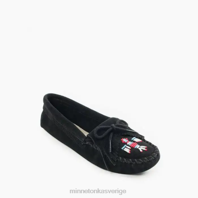 Minnetonka kvinnor thunderbird mjuksula HTZ4DP115 Skodon svart