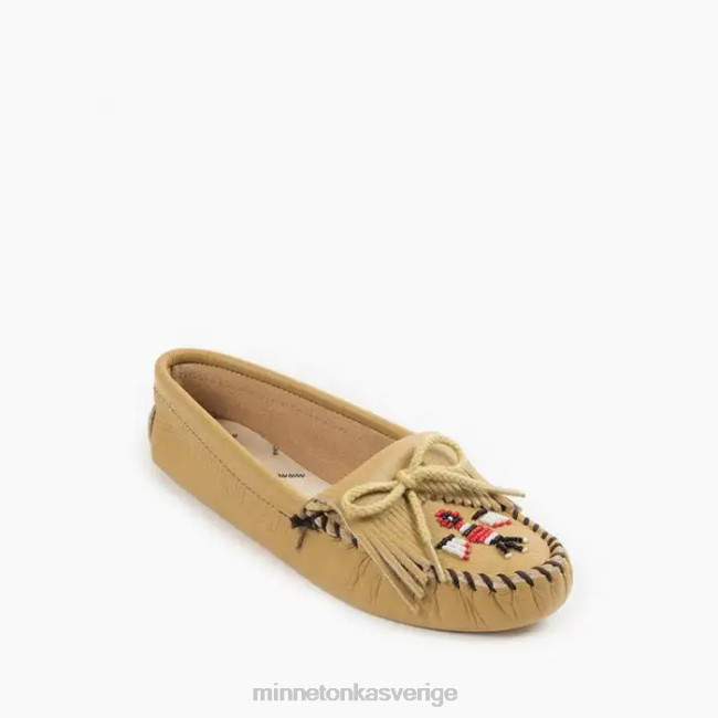 Minnetonka kvinnor thunderbird mjuksula HTZ4DP117 Skodon naturlig