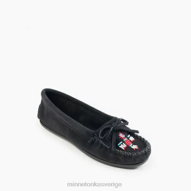 Minnetonka kvinnor thunderbird moc HTZ4DP85 Skodon svart