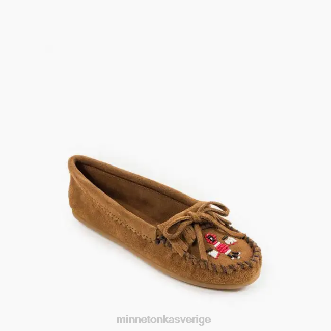 Minnetonka kvinnor thunderbird moc HTZ4DP87 Skodon dammig brun