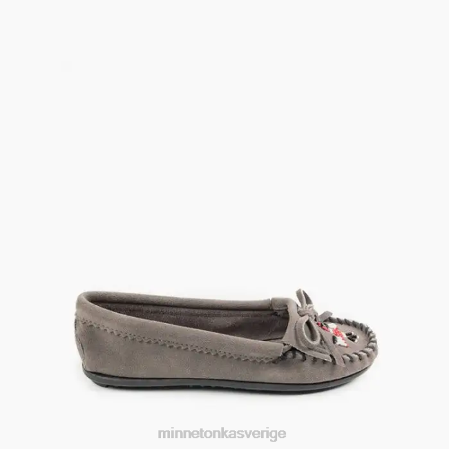 Minnetonka kvinnor thunderbird moc HTZ4DP88 Skodon grå