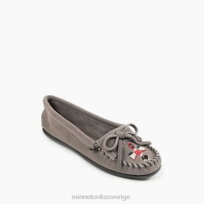 Minnetonka kvinnor thunderbird moc HTZ4DP88 Skodon grå