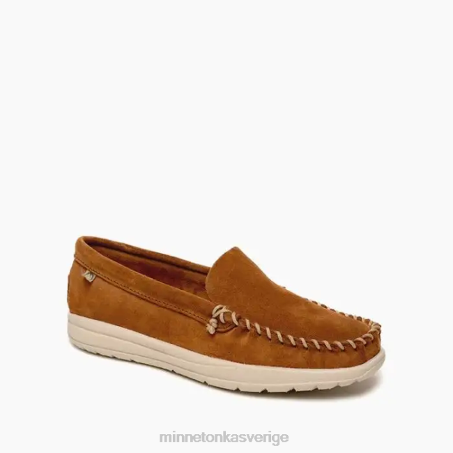 Minnetonka kvinnor upptäck klassiker HTZ4DP67 Skodon brun