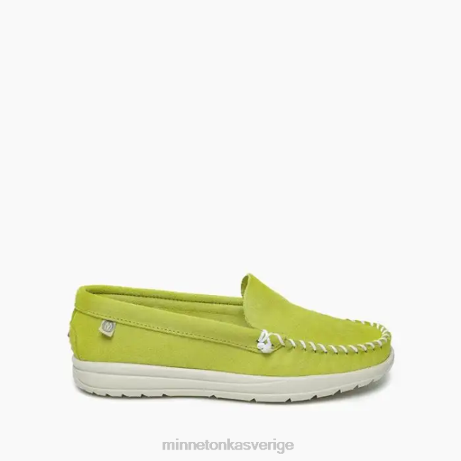 Minnetonka kvinnor upptäck klassiker HTZ4DP68 Skodon citrusgrön