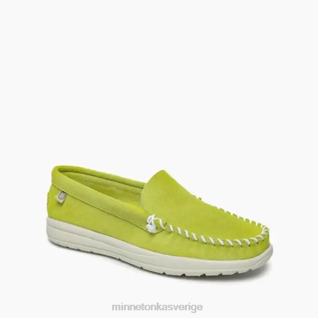 Minnetonka kvinnor upptäck klassiker HTZ4DP68 Skodon citrusgrön