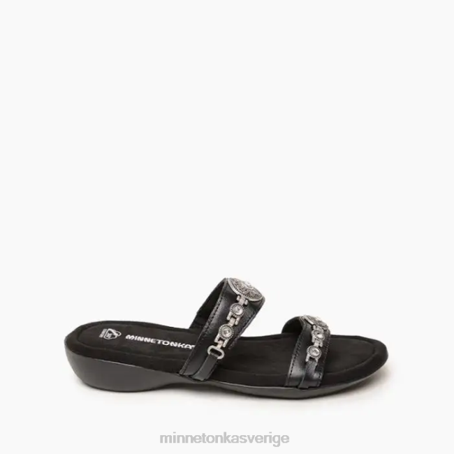Minnetonka kvinnor brenn HTZ4DP196 Skodon svart