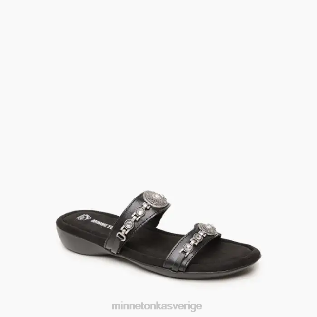 Minnetonka kvinnor brenn HTZ4DP196 Skodon svart