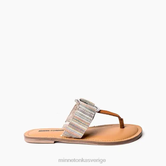 Minnetonka kvinnor fairlea HTZ4DP183 Skodon kaktus rand