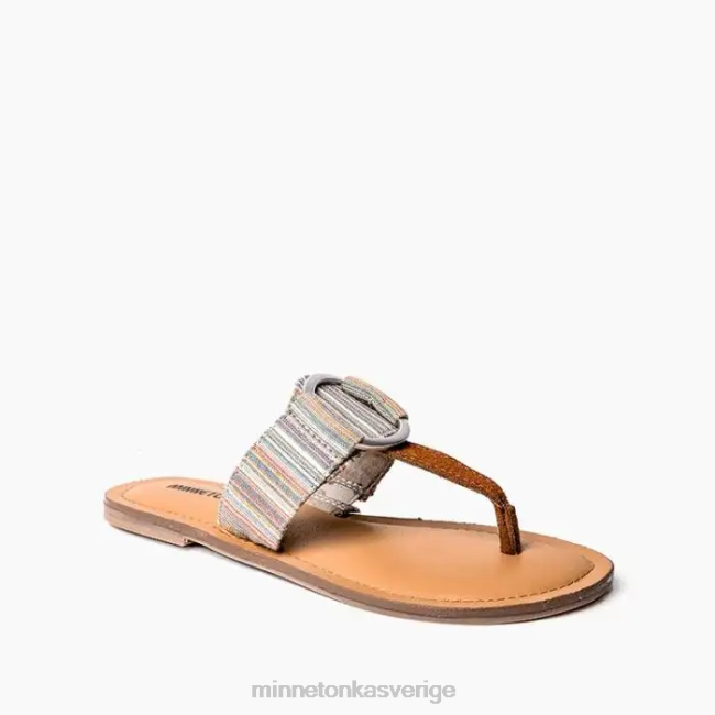 Minnetonka kvinnor fairlea HTZ4DP183 Skodon kaktus rand