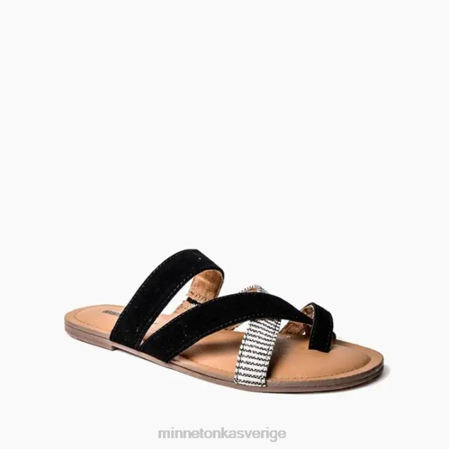 Minnetonka kvinnor faribee HTZ4DP165 Skodon svart multi