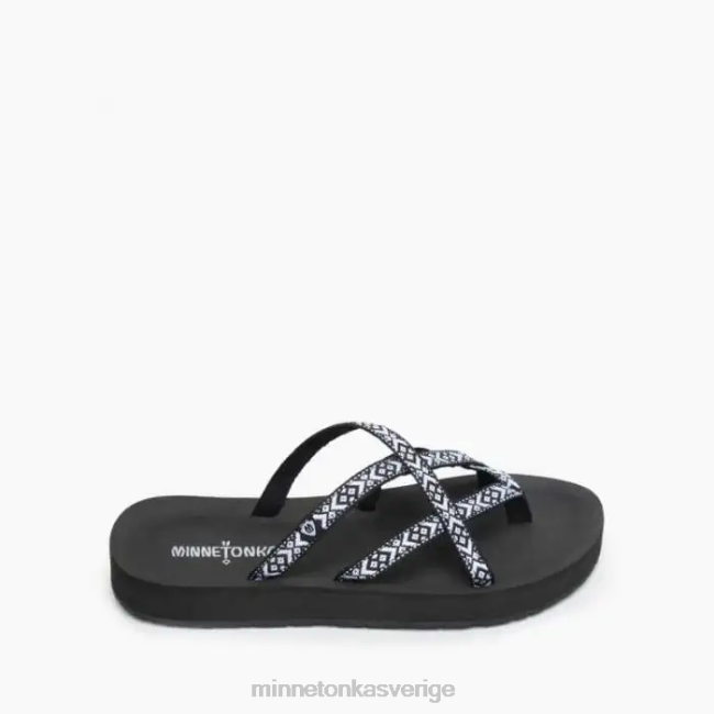 Minnetonka kvinnor hanna HTZ4DP179 Skodon svart