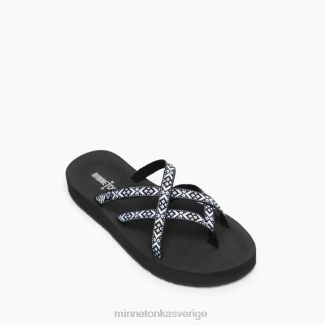 Minnetonka kvinnor hanna HTZ4DP179 Skodon svart