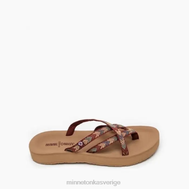 Minnetonka kvinnor hanna HTZ4DP180 Skodon brun