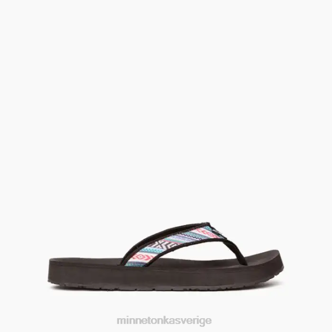 Minnetonka kvinnor hedy HTZ4DP186 Skodon blå arizona