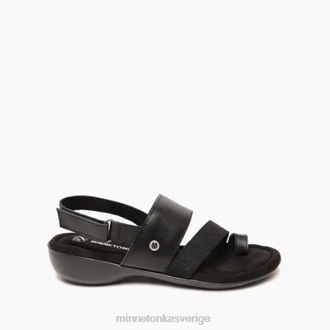 Minnetonka kvinnor salma HTZ4DP172 Skodon svart