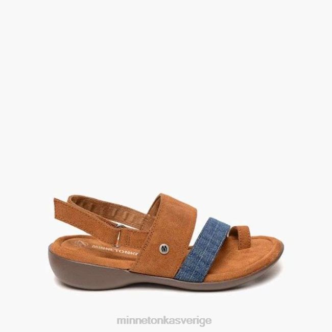 Minnetonka kvinnor salma HTZ4DP173 Skodon brun