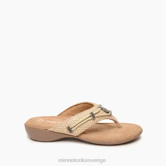 Minnetonka kvinnor silverthorne 360 HTZ4DP158 Skodon naturlig korgväv