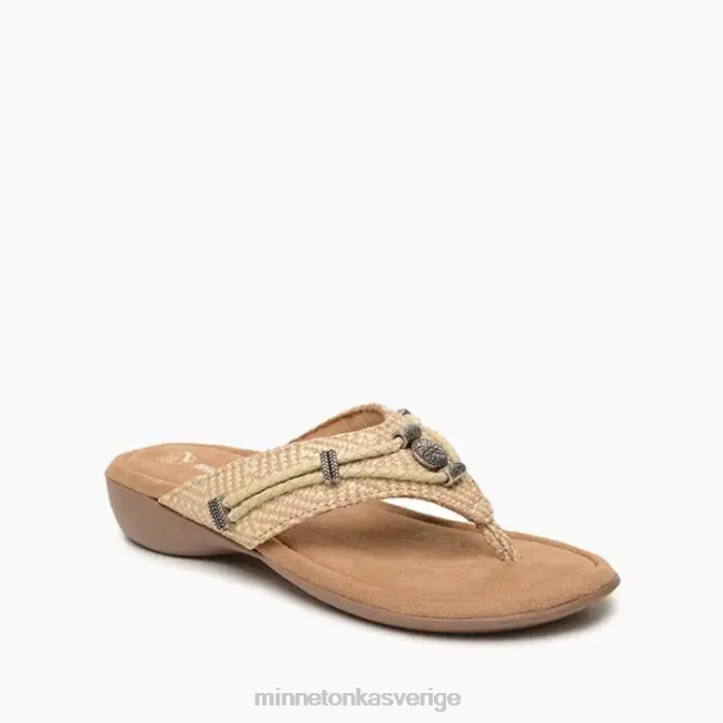 Minnetonka kvinnor silverthorne 360 HTZ4DP158 Skodon naturlig korgväv