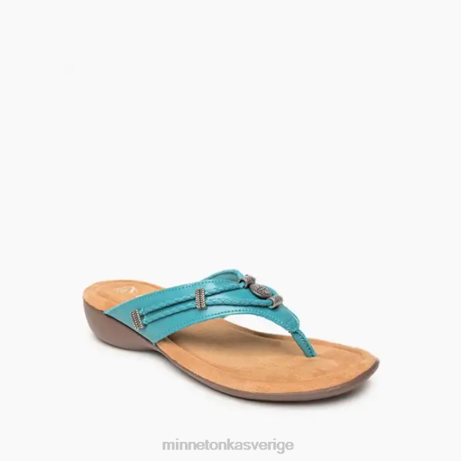 Minnetonka kvinnor silverthorne 360 HTZ4DP162 Skodon turkos