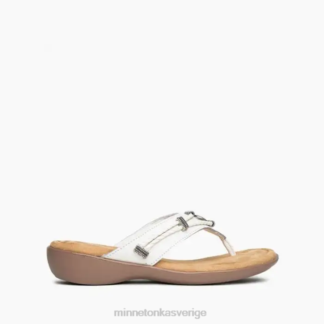 Minnetonka kvinnor silverthorne 360 HTZ4DP163 Skodon vit