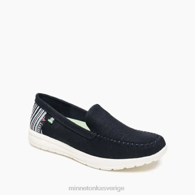 Minnetonka kvinnor Upptäck HTZ4DP104 Skodon svart linne
