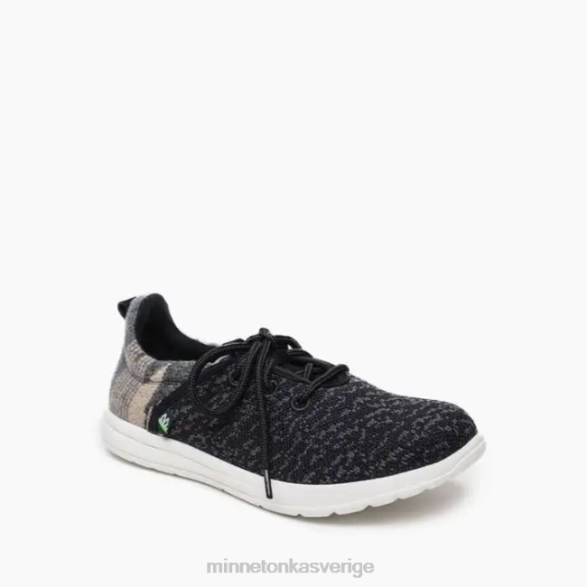 Minnetonka kvinnor eko på nytt HTZ4DP316 Skodon svart multi
