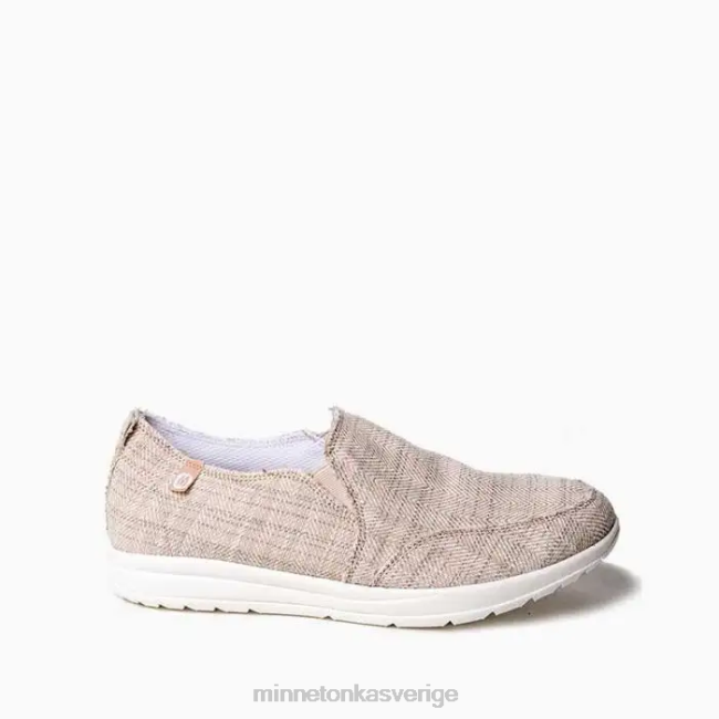 Minnetonka kvinnor vidd HTZ4DP136 Skodon brunt fiskben