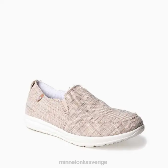 Minnetonka kvinnor vidd HTZ4DP136 Skodon brunt fiskben