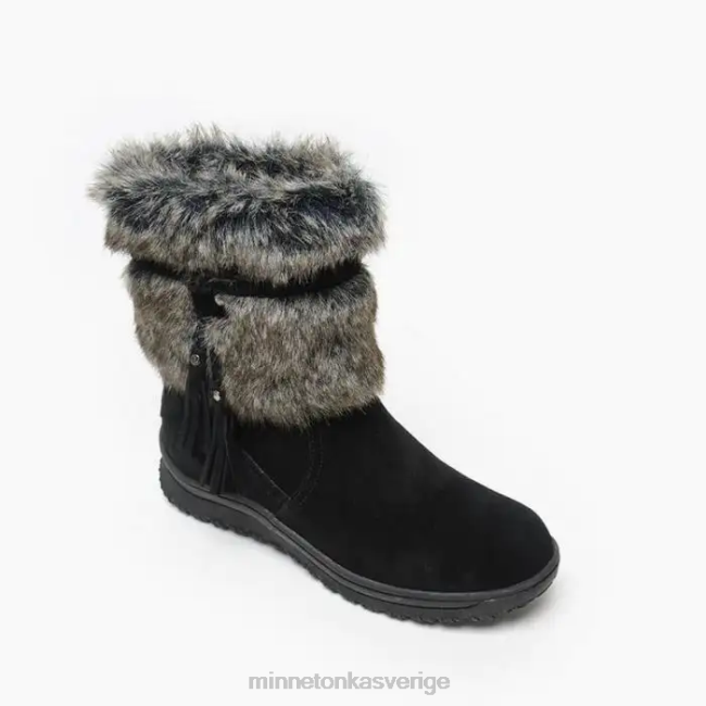 Minnetonka kvinnor everett HTZ4DP39 Skodon svart