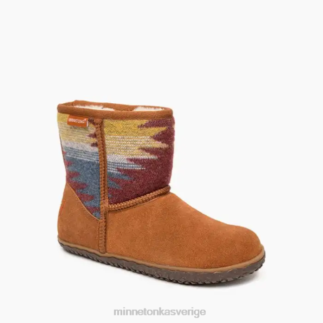 Minnetonka kvinnor tali HTZ4DP47 Skodon brun multi