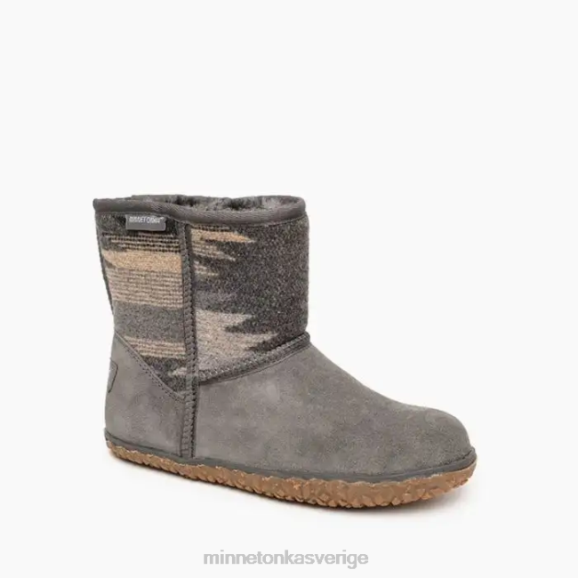 Minnetonka kvinnor tali HTZ4DP48 Skodon grå multi