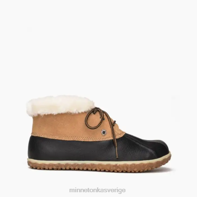 Minnetonka kvinnor tega HTZ4DP51 Skodon svart och brun